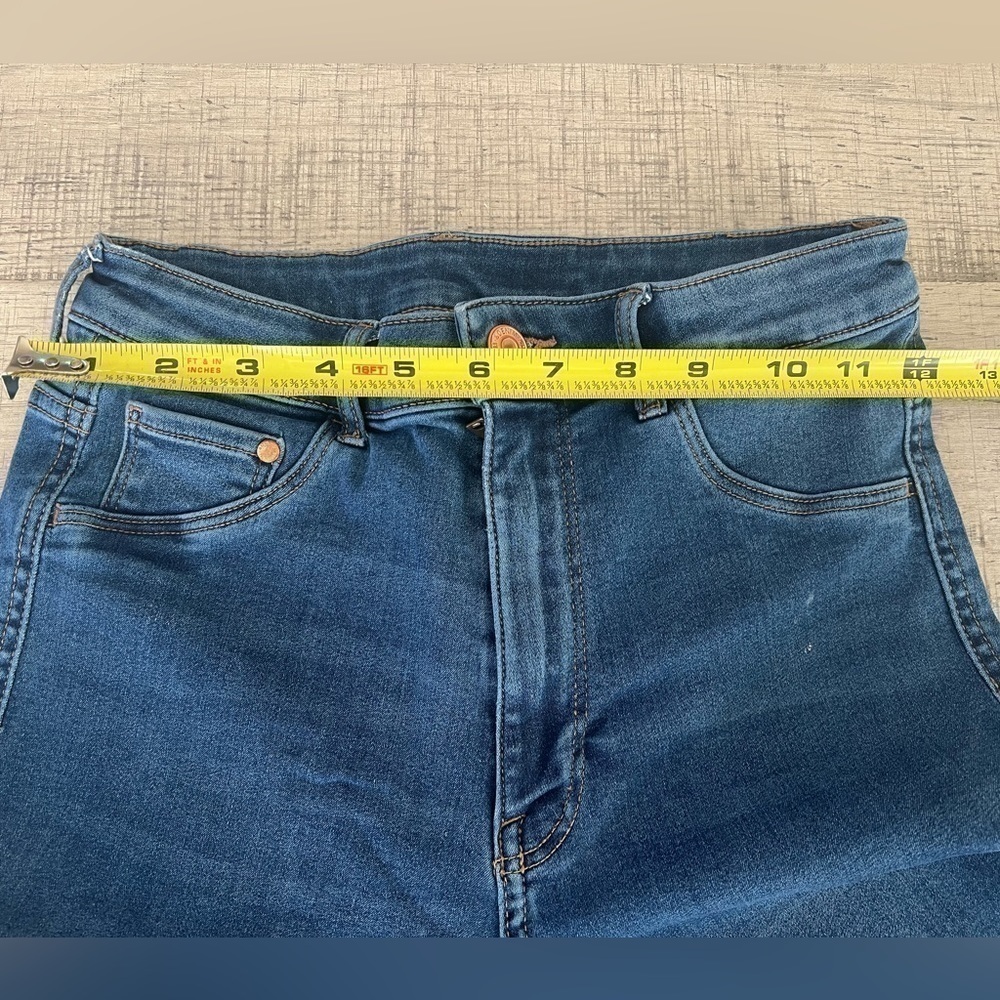 H&M Super Skinny Dark Wash High Rise Denim Jeans Size 27/30 - Picture 11 of 11